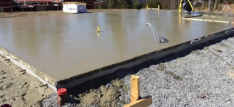 Gjutning Betongplatta Husgrund. Trångsund Stortorp